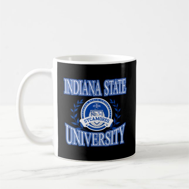 Indiana State Sycamores Laurels Offically Coffee Mug (Left)