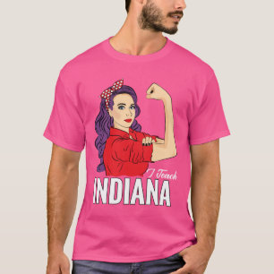 Indiana State Teacher Red For Ed Redfored I Teach  T-Shirt