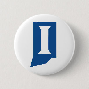Indiana State University 6 Cm Round Badge