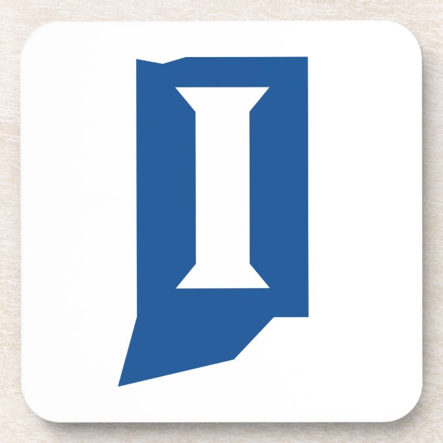 Indiana State University Coaster (Front)