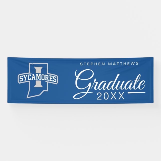 Indiana State University Graduation Banner (Horizontal)