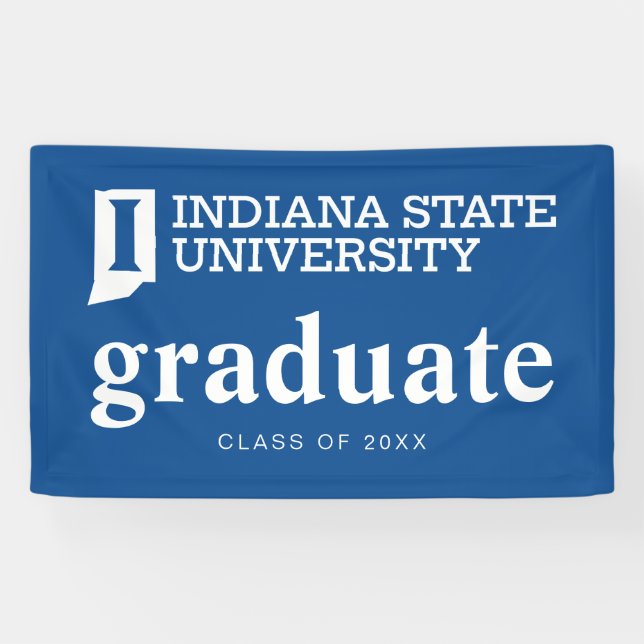 Indiana State University Graduation Banner (Horizontal)