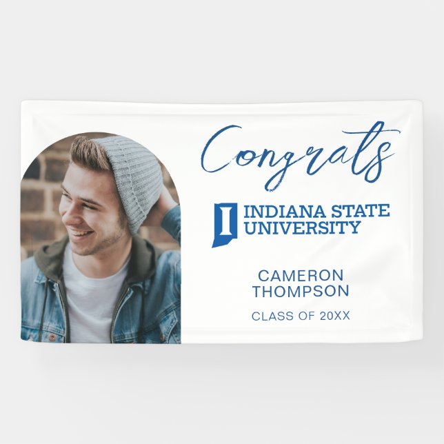 Indiana State University Graduation Banner (Horizontal)