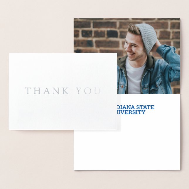 Indiana State University Graduation Foil Card (Display)