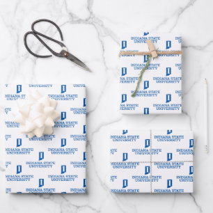 Indiana State University Graduation Wrapping Paper Sheet