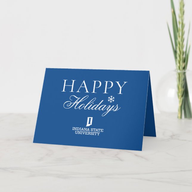 Indiana State University Holiday Card (Front)
