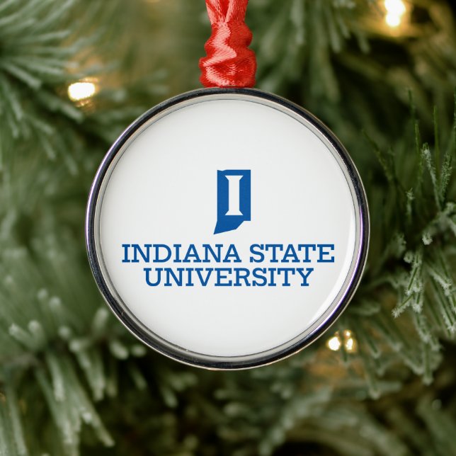 Indiana State University Holiday Metal Tree Decoration (Tree)