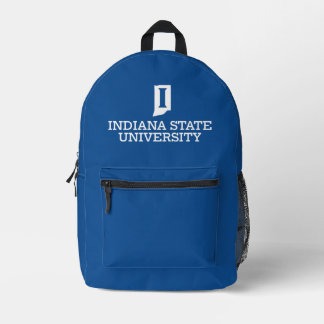 Indiana State University Printed Backpack