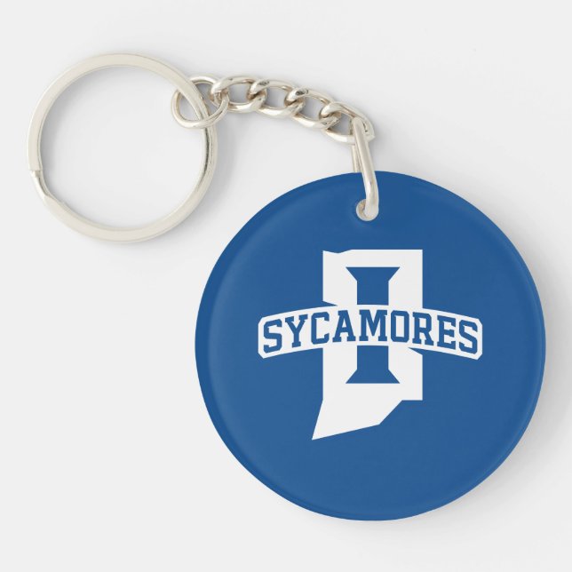 Indiana State University Sycamores Key Ring (Front)