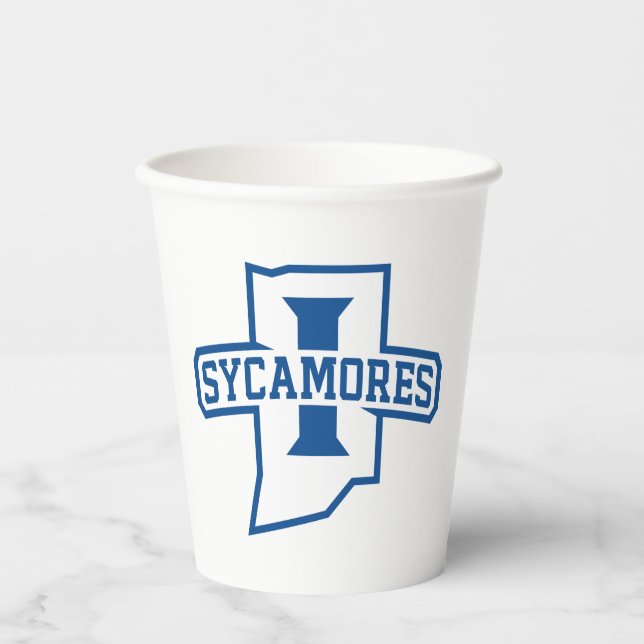 Indiana State University Sycamores Paper Cups (Front)
