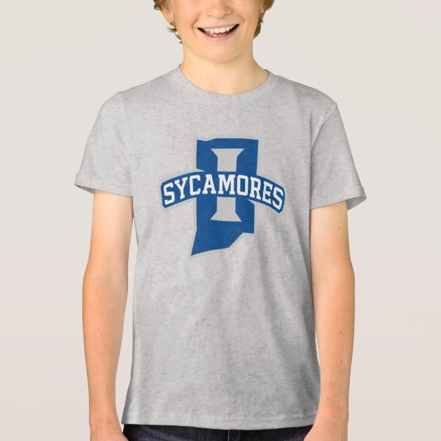 Indiana State University Sycamores Tri-Blend Shirt (Front)