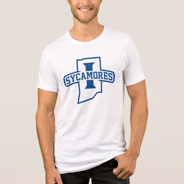 Indiana State University Sycamores Tri-Blend Shirt (Front)