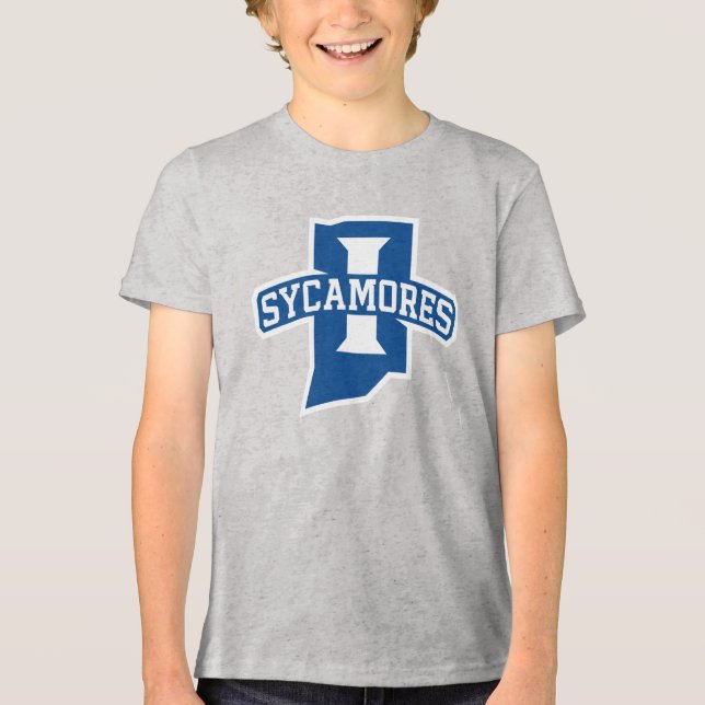 Indiana State University Sycamores Tri-Blend Shirt (Front)