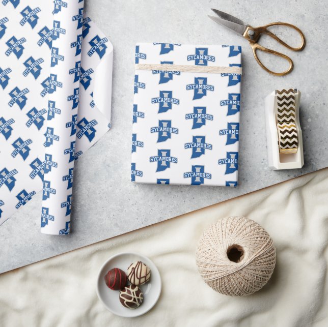 Indiana State University Sycamores Wrapping Paper (Crafts)