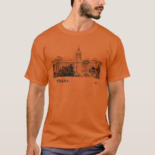 Indiana State USA Oversized T-Shirt