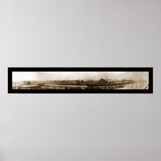 Indiana Steel Company Photo 1912 Poster