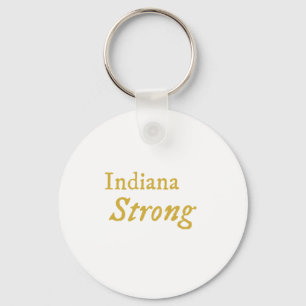 Indiana Strong Key Ring