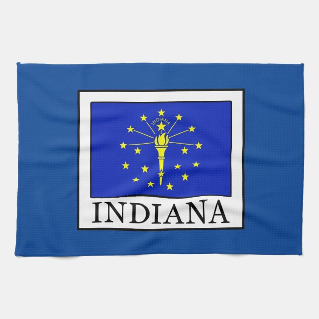 Indiana Tea Towel (Horizontal)