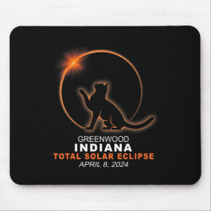 Indiana Total Solar Eclipse 2024 1  Mouse Mat