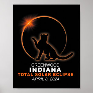Indiana Total Solar Eclipse 2024 1 Poster