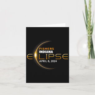 Indiana Total Solar Eclipse 2024 Card