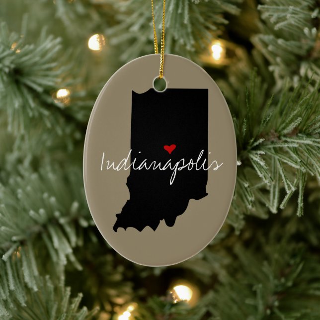 Indiana Town Ceramic Tree Decoration (Tree)