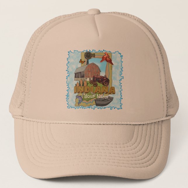 indiana trucker hat (Front)