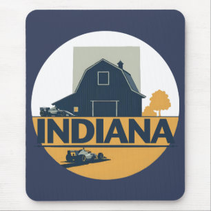 Indiana United States of America Mouse Mat