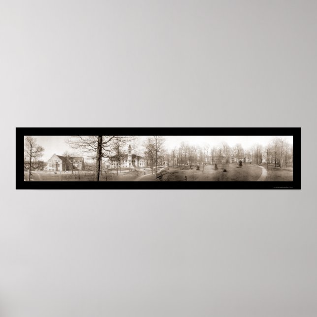 Indiana University Photo 1910 Poster (Front)