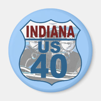 Indiana US Route 40 - Duesenberg Magnet