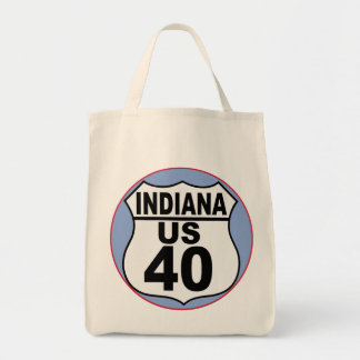 Indiana US Route 40 - The National Road Tote Bag