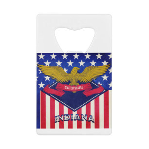 Indiana USA Flag