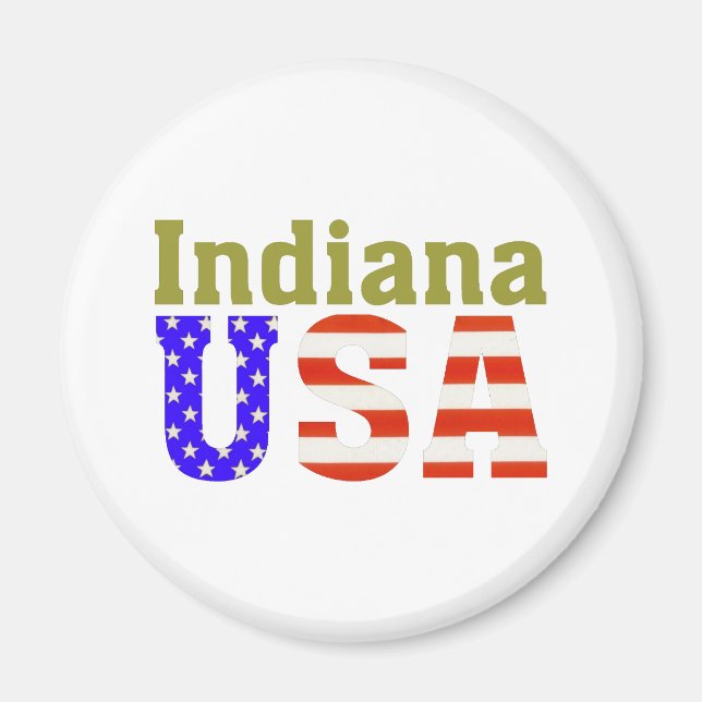 Indiana USA! Magnet (Front)