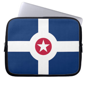 Indianapolis City Flag Laptop Sleeve