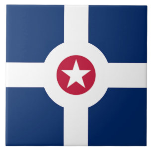 Indianapolis City Flag Tile
