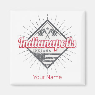 Indianapolis City Indiana United States USA Magnet