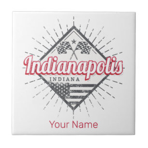 Indianapolis City Indiana United States USA Tile