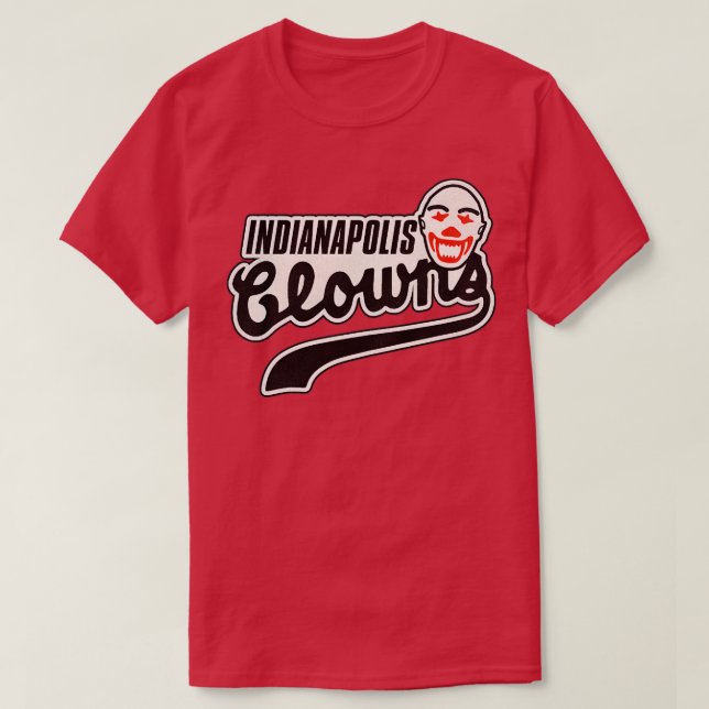 Indianapolis Clowns Baseball Team T-Shirt (Design Front)