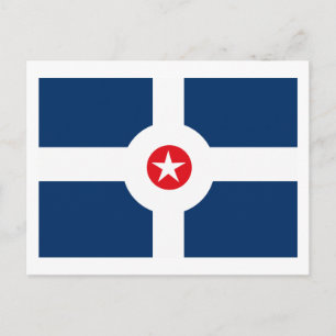 Indianapolis Flag Postcard