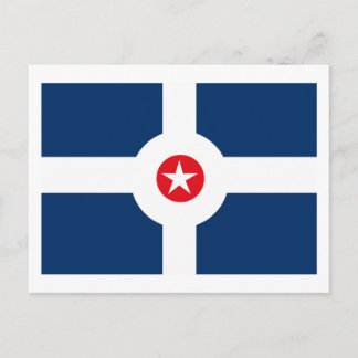 Indianapolis Flag Postcard