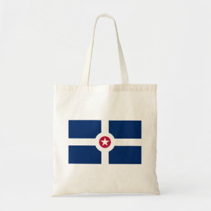 Indianapolis Flag Tote Bag