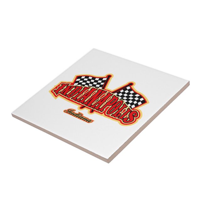 Indianapolis Flagged Tile (Side)