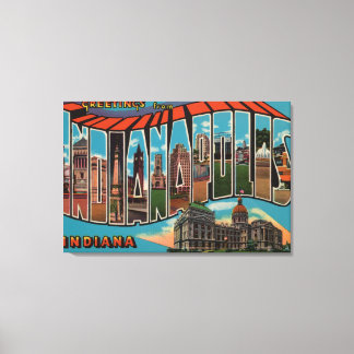 Indianapolis, Indiana (Capital Building) Canvas Print