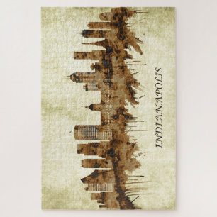 Indianapolis Indiana Cityscape Jigsaw Puzzle
