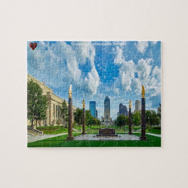 Indianapolis Indiana Jigsaw Puzzle (Horizontal)