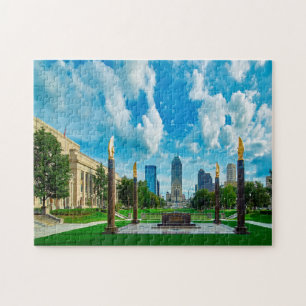 Indianapolis Indiana. Jigsaw Puzzle
