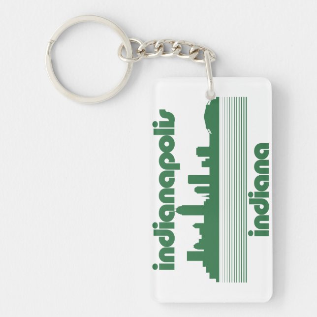 Indianapolis Indiana Key Ring (Front)
