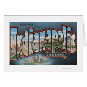Indianapolis, Indiana - Large Letter Scenes 3