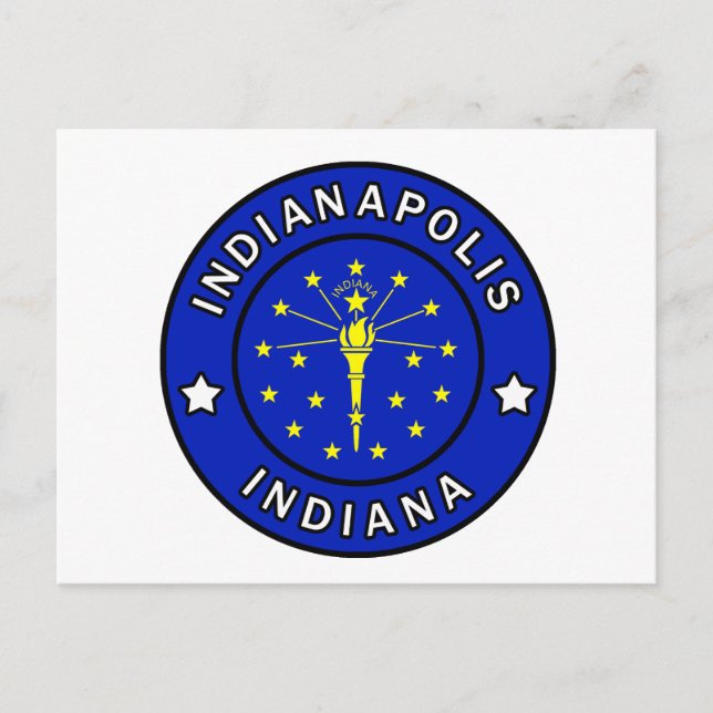 Indianapolis Indiana Postcard (Front)