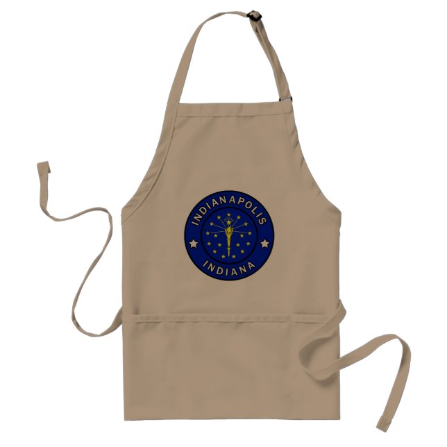Indianapolis Indiana Standard Apron (Front)